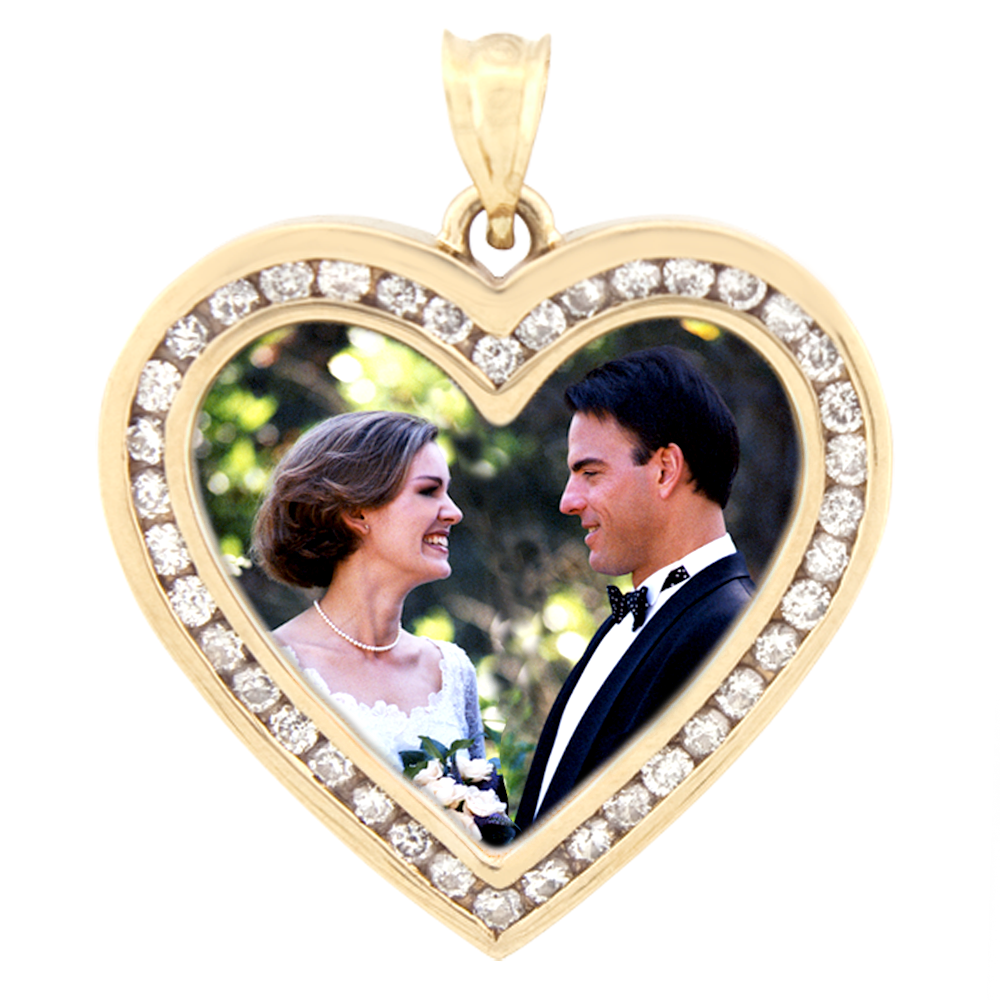 Diamond Eternity Heart Pendant