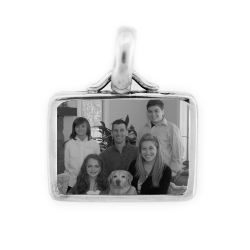 Rectangle Sterling Silver Pendant