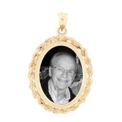 Oval Rope Pendant