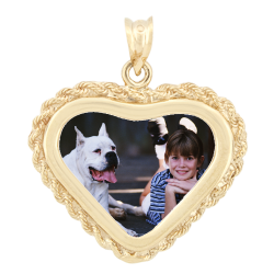 Heart Rope Pendant