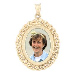 Oval Braid Pendant
