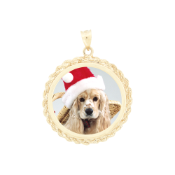Small Round Rope Pendant