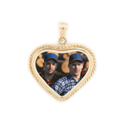 Small Heart Twist Pendant
