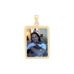 Small Rectangle Classic Pendant