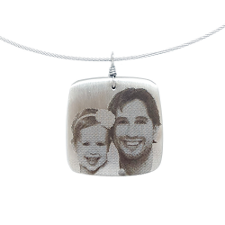 Pillow Pendant - Stainless Steel
