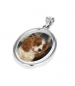 Oval Classic Pendant - Sterling Silver