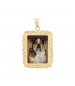 Small Rectangle Rope Pendant